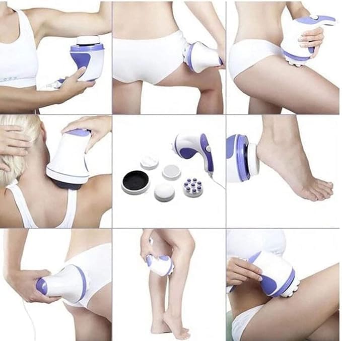 Relax Spin Tone Body Massager Machine | Corded Electric Full Body massager vibration machine for Pain Relief Spin Tone Body Sculpting Device Relax Spin Tone Body Massager Machine | Corded Electric Full Body massager vibration machine for Pain Relief Spin Tone Body Sculpting Device