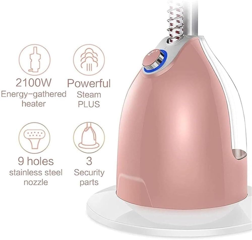 Vaporizador de Ropa de Mano: vaporizador de Ropa de Mano Plano y Vertical, Calentamiento de 30 s y Potente Vapor Plus de 2100 W, Plancha de Viaje Vertical Profesional para Ropa