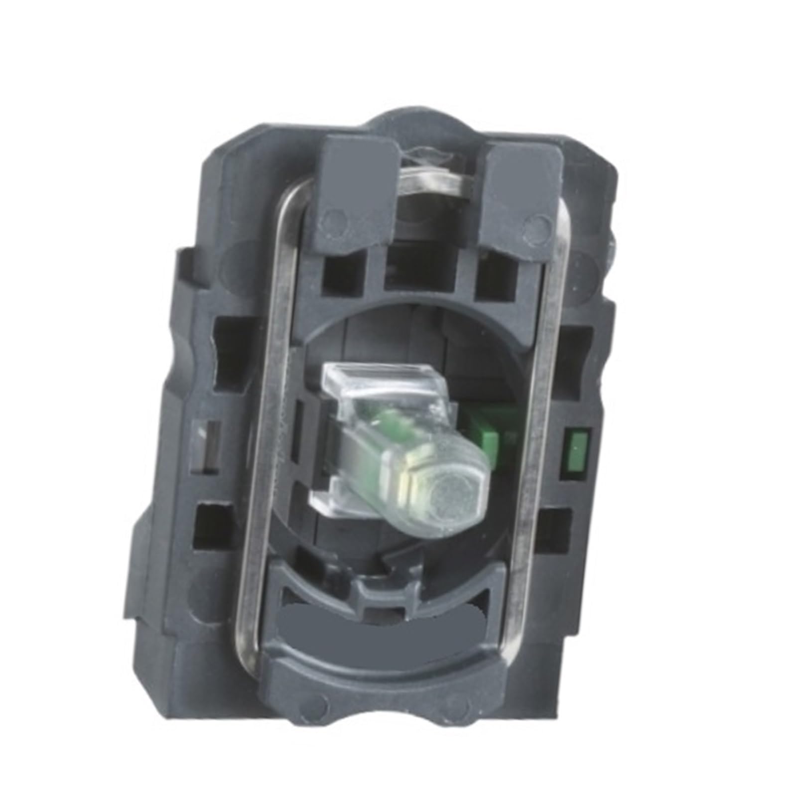 Pulsador ZB5AW0M15C 1NO+1NC Blanco 220V Base para Control Industrial