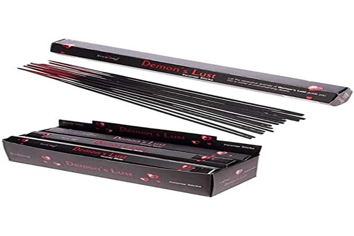 Stamford Inc. Mixed Stamford Demon Lust Incense Sticks,Length 23Cm Approx 15 Sticks Per Individual Pack