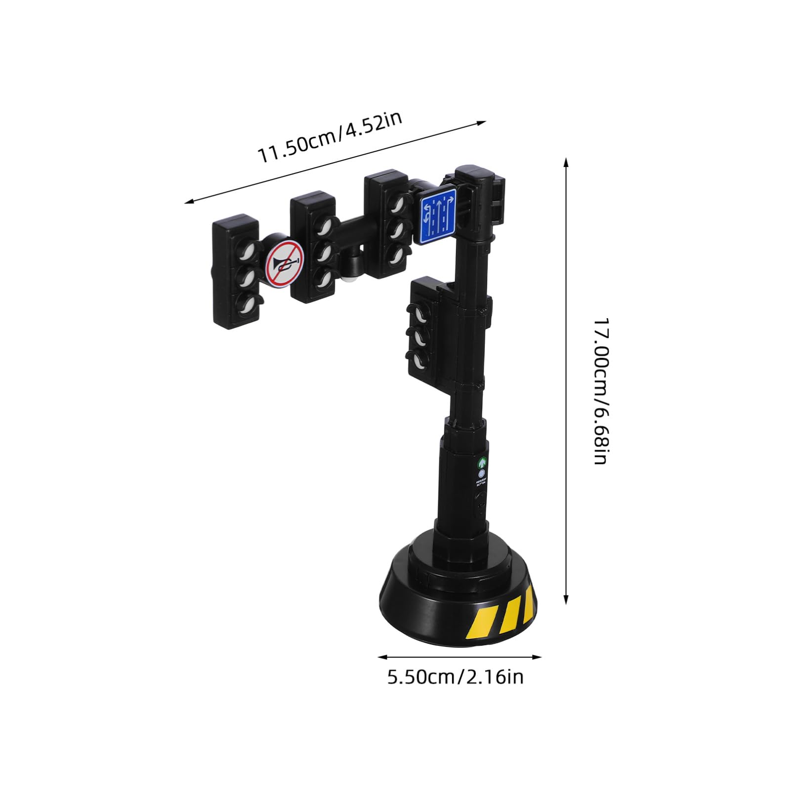 GALPADA Education Traffic Light with Automatic Signal Change Realistic Light Effects Miniature Model for Role Play for Home Education and Classroom Decor