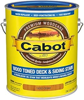 1 gal Cabot 19202 Cedar Wood Toned Deck and Siding Stain