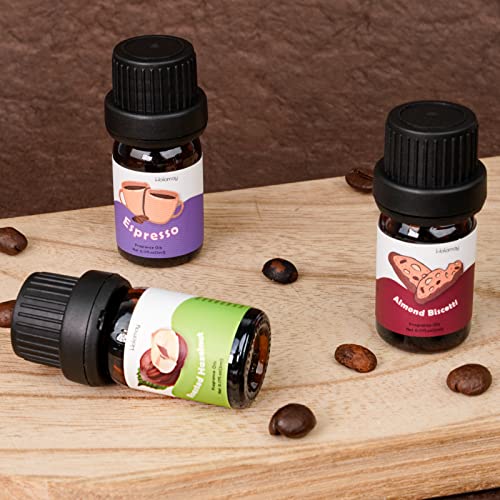 Image of Fragrance Oil for Candle & Soap Making, Holamay Coffee Shop Set, Premium Aromatherapy Essential Oils for Diffusers for Home - Espresso, Cafe Mocha, Chocolate, Almond Biscotti and More, 10 x 5ml