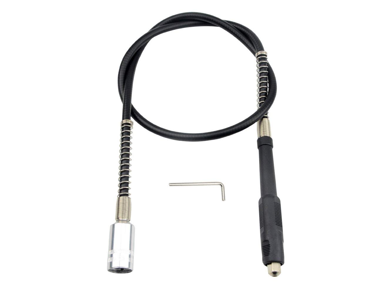 DIY Crafts Pattern No # 5, Black Silver B, 108cm * 2cm for Dremel 3000 4000 Electric Drill Rotary Grinder Tool Attachments Flexible Shaft Fits P (Pattern No # 5, Black Silver B) 4