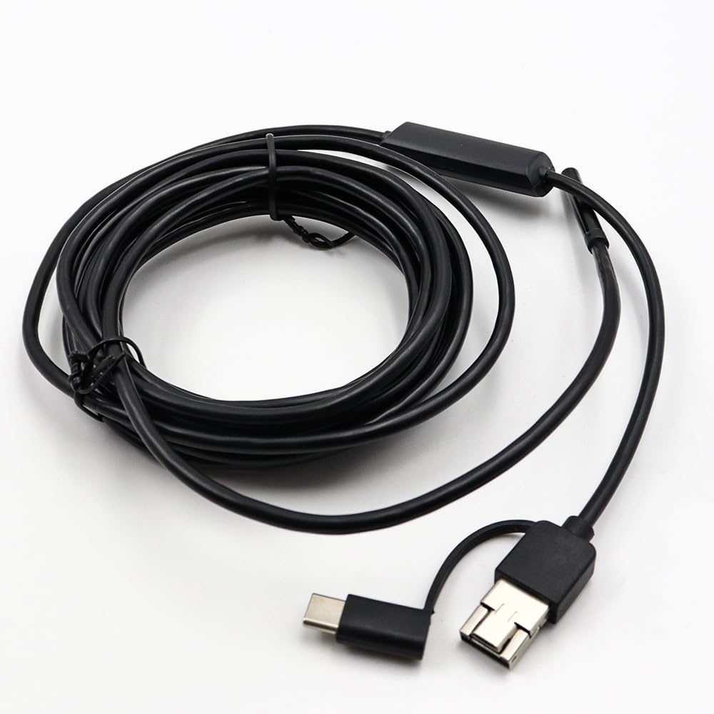 Alnicov Ulepszona 5,5 mm Ultracienka kamera inspekcyjna USB Wodoodporna IP67 Kamera wężowa Boroskop Endoskop Kamera inspekcyjna