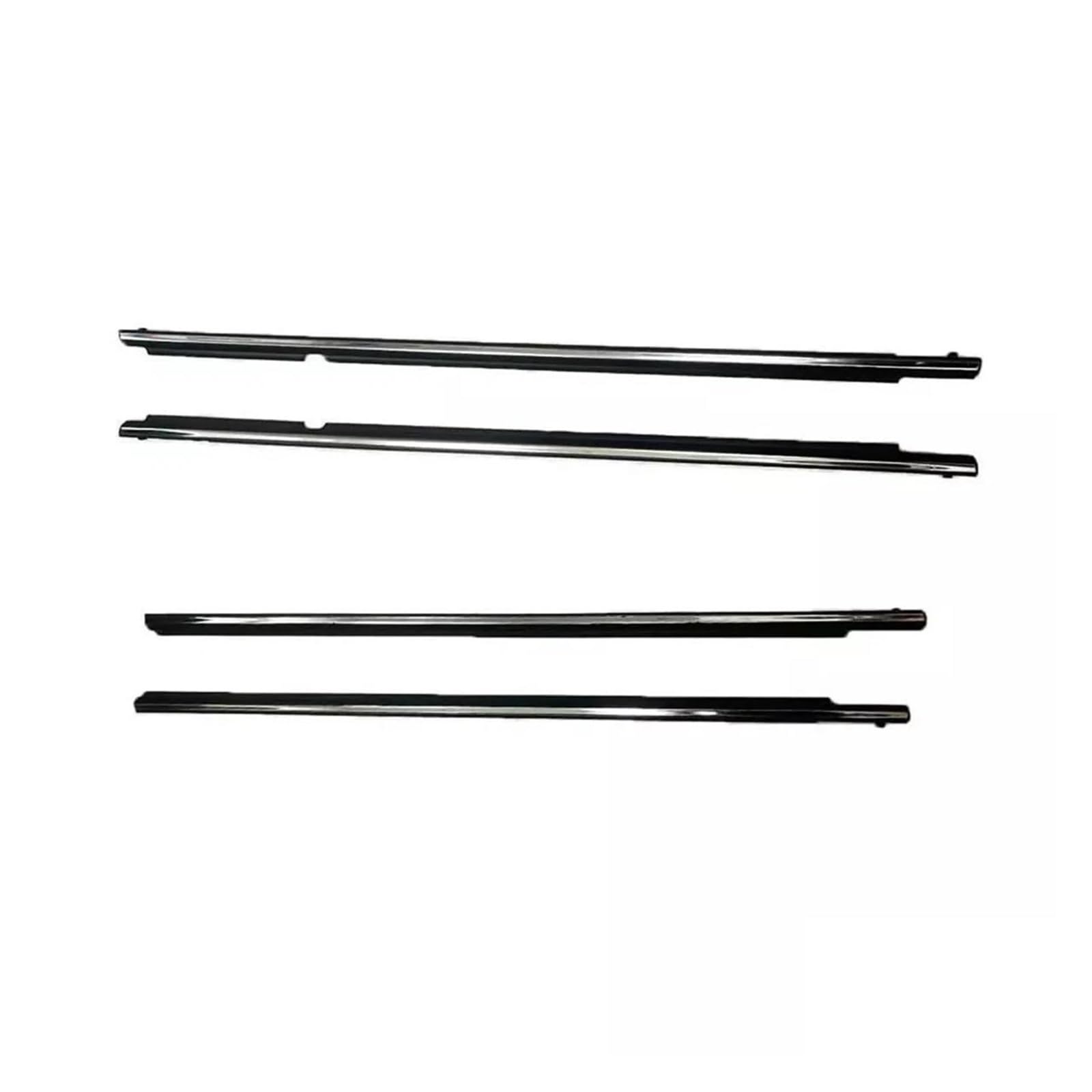 Hlwxmdz 03-08 Chrome 4Pcs Car Outer Door Seal Windows Rubber Weatherstrip For Toyota For Corolla For Altis 4 Door Sedan Zze121 Zze122 2003-2008 Car Window Seals(03-08 Chrome)