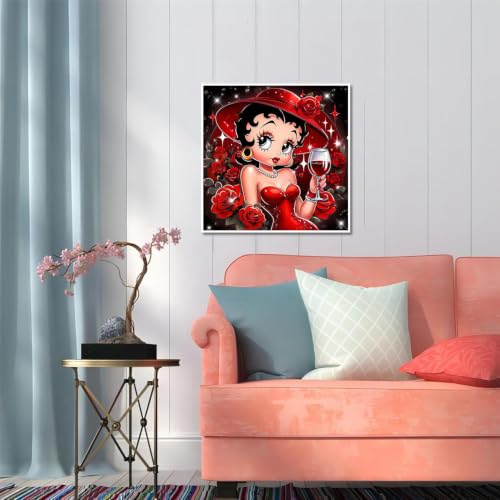 Image of JAKI Diamond Art Painting Kits for Adults,Cartoon Diamond Art for Adults