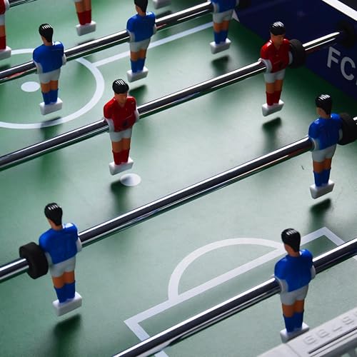 Image of RUP 4ft Foosball Table Game Soccer for Adults, Family & Kids, Vertical Folding & Space Saving Design