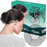 Pruvade - Nylon Hair Nets for Women & Men | 100 Pack | 24