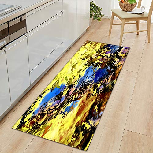 Küche modernes Zuhause Lange Türmatte Wohnzimmer Dekoration Schlafzimmer Balkon Korridor rutschfeste Badezimmermatte A14 60x90cm