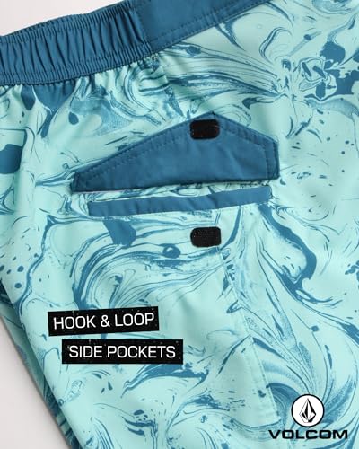 Volcom Boys Board Shorts - UPF 50+ Quick Dry Boys Swim Trunks with Pockets - Kids' Swimwear Swim Shorts (Sizes: 8-16)3
