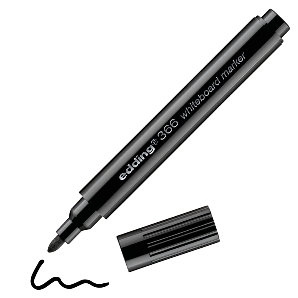 EDDING Whiteboardmarker Mini EDDING 366, 1 mm, Siyah