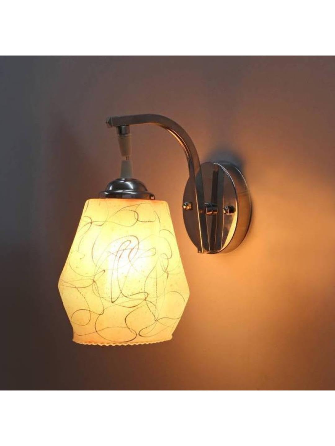 Somil Attractive Silver Color Pendant Wall Lamp with Hand