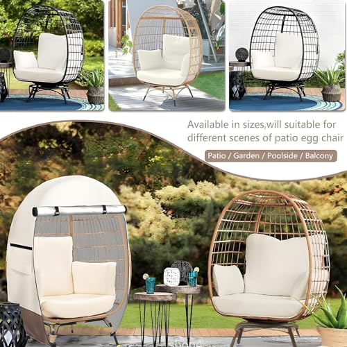Housses imperméables chaises extérieur bâche balançoire 114cm - 4