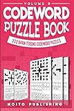 Codeword Puzzle Book: 300 Brain Teasing Codeword Puzzles Volume 5