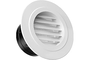 4 Inch Round Dryer Vent Cover with Fly Screen