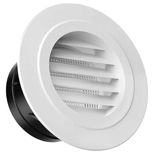 HG Power Soffit Vents 4 inch, Round Vent Cover with