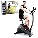 Sportstech Ergometer ESX500 mit Smartphone App Steuerung + Google Street View Lauf + 5,5 Zoll Display, 12KG Schwungmasse,Pulsgurt kompatibel – Fitness Bike Heimtrainer mit flüsterleisem Riemenantrieb