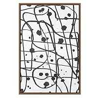 SIGNWIN Framed Canvas Wall Art Black and White Style Canvas Prints Home Artwork Decoration for Living Room,Bedroom - 16