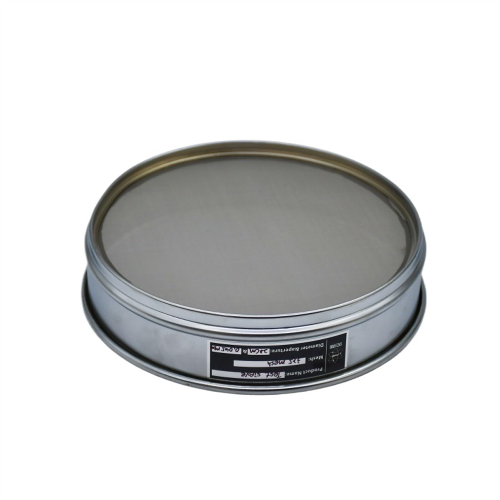 Equipo de Laboratorio Tamiz de análisis, inspección de muestreo, tamiz de Prueba de Laboratorio estándar, Malla de Filtro Sus 304, Marco de Cromado, diámetro 20cm, Malla 325/0,045mm