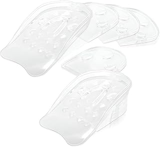 Medical Grade Heel Pads - Flexible Silicone Cushions to Alleviate Heel Spurs and Plantar Fasciitis