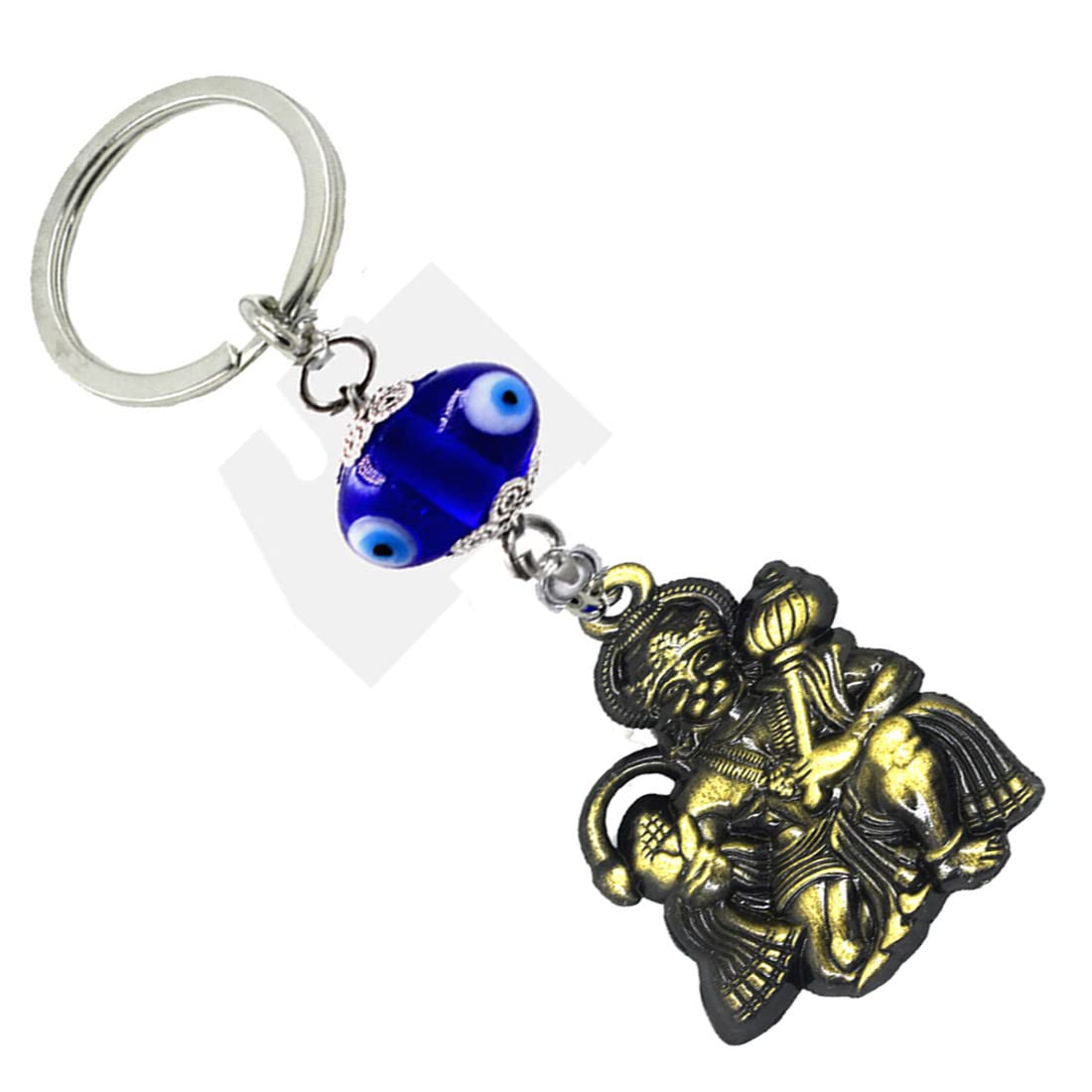 Lord Mahabali Hanuman Decorative Plated Evil Eye Gifting Key chain-image-17