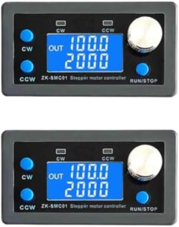 2PCS ZK-SMC01 SMC01 42 57 Stepper Motor Controller Forward Reverse Angle Pulse Speed Control Board PLC Serial Communication