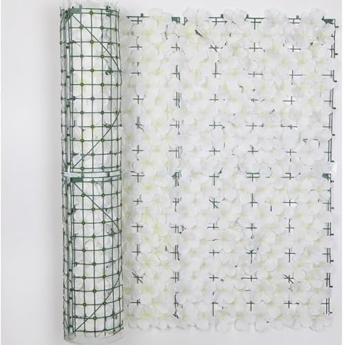 duwanlhridh グリーンフェンス目隠し ベランダ 目隠し 葉っぱ ウォールグリーン リーフラティス フェイクグリーン 緑のカーテン 1*5M 壁掛け リーフフェンス 目隠し 室内外兼用 設置簡単 自由に接続 カット 枯れない プライバシー保護 (D