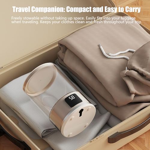 Petite machine à laver pour laver son linge facilement à l'hôtel en voyage