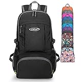G4Free 40L Lightweight Packable Hiking Backpack with Wet Pocket, Wateproof Handy Foldable Camping Outdoor Travel Daypack