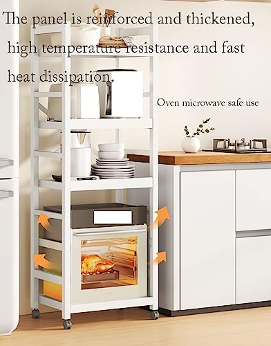 Étagère de rangement mobile pliable à double couche pour cuisine - 7