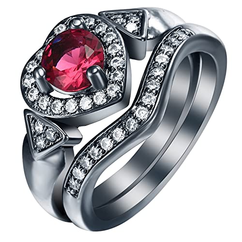 Bague cœur zircone rouge : finis les bijoux ternes, osez l'éclat durable d'une alliance femme