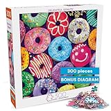 Buffalo Games - Delightful Donuts - 300 Large Piece Jigsaw Puzzle