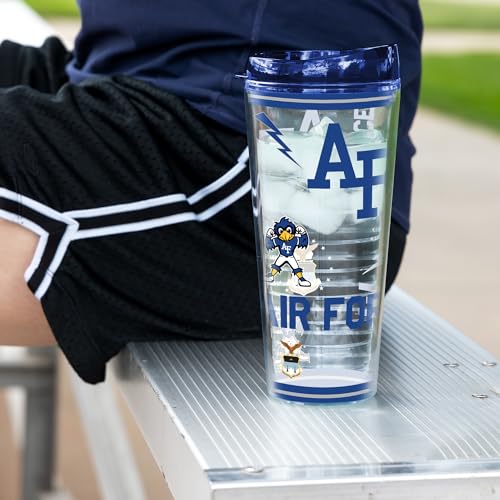 Image of Rico Industries NCAA College Double Wall Mayhem 16oz Or 20oz Tritan Tumbler W Lid