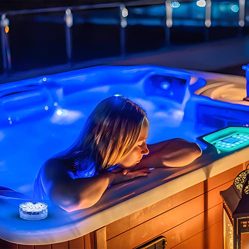 Creatrek Led Submersible Lights With Remote, Rgb Submersible Led Lights For Aquarium Pond Party Wedding Halloween Christmas Holiday Lighting (1-Pack) #TOP3