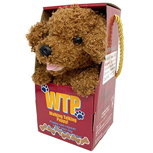 【BESTEVER】 電池で動くぬいぐるみ 喋る 歩く マネする ウォーキングトーキングパピー プードル スマイル Poodle Smiling 49080
