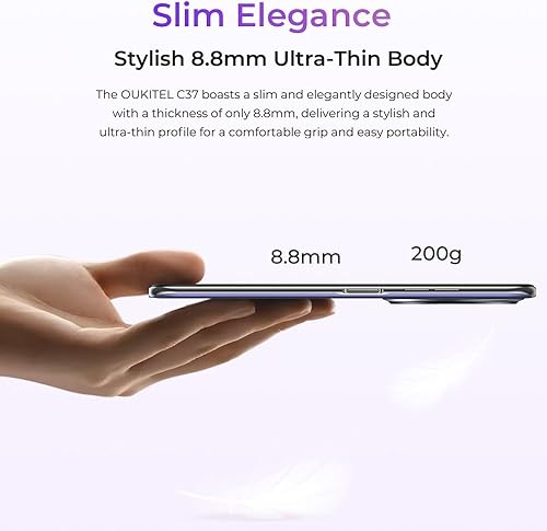 Miniatura 7 de OUKITEL Teléfono inteligente C37, 24 GB de RAM+256 GB de ROM, pantalla FHD+ 60Hz de 6.6 pulgadas, cámara de 48 MP+32 MP, 5150 mAh, Octa-Core,