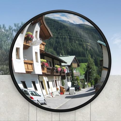 Lustro do martwego pola na podjeździe ze stojakiem, 12 18 24 32 cali, obrotowe i regulowane, szerokokątne, do widoku z tyłu, narożne, wypukłe lustro do martwego pola w garażu, bezpieczeństwo w sk