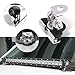 Diamall 2 PCS Light Bar Mounting Brackets, LED Work Light Mount Clamp Holder, Adjustable Hood Work Lamp Mount Bracket, Ditch Light Bracket Accessories, Universal for Off Road Cars Trucks (Silver)