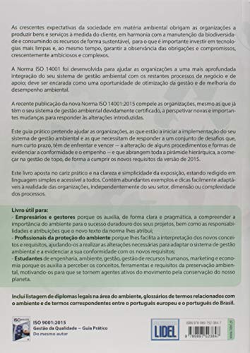 Iso 14001/ 2015. Gestão Ambiental. Guia Prático