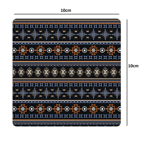 Image of Smartserve MDF Square Coaster Set of 6, 10 * 10 cm