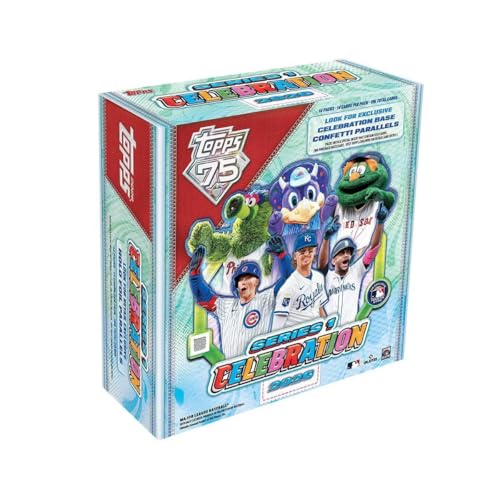 Topps MLB Series 1 2026 boîte de célébration pour des soirées de collection de cartes en famille