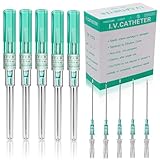 18G Catheter Piercing Needles 50Pcs IV Catheter Needles 18 Gauge Ear Nose Piercing Needles Stainless Steel...