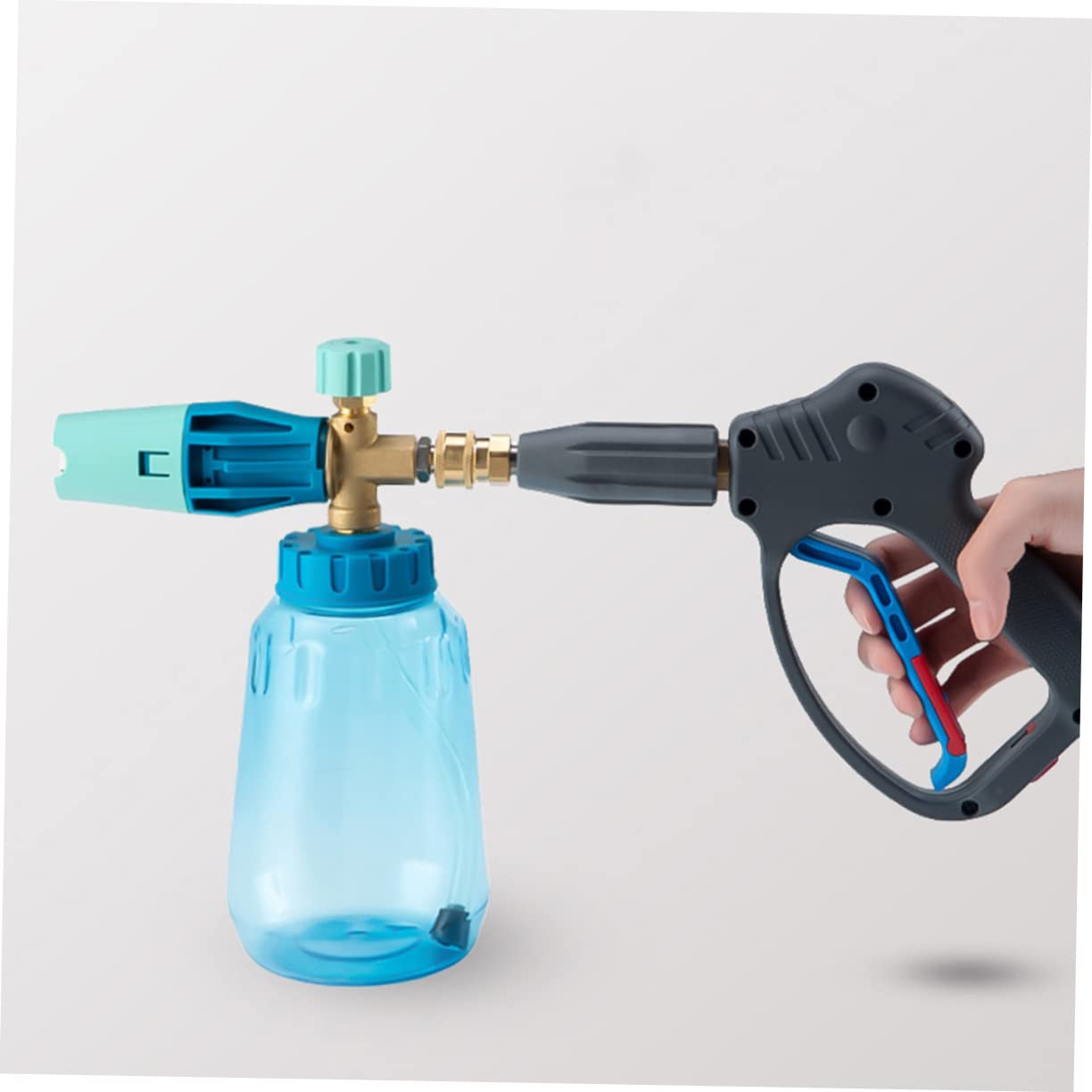 ibasenice Adjustable High Pressure Sprayer with Connector for Car Washing Versatile Dispenser for Efficient Cleaning and Watering Durable Construction for Car Care