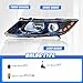 CZDONGY Headlight Assembly Compatible with 2011 2012 2013 Kia Optima Halogen Headlight Projector w/o LED w/Bulb (Left and Right)