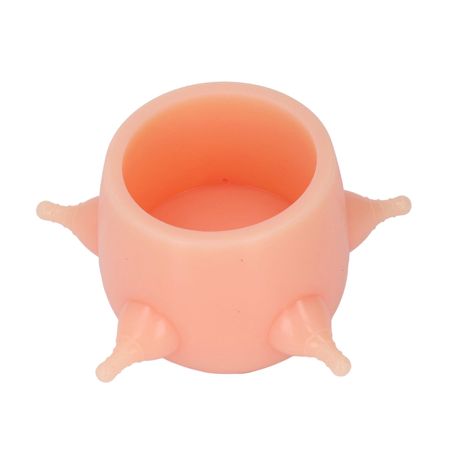 Allattatore per Latte per Gattini Biberon per Cuccioli in Morbido Silicone 10x9 Cm Stazione di Alimentazione Portatile Facile da Pulire, Imita il Seno della Madre per Gattini Appena Nati