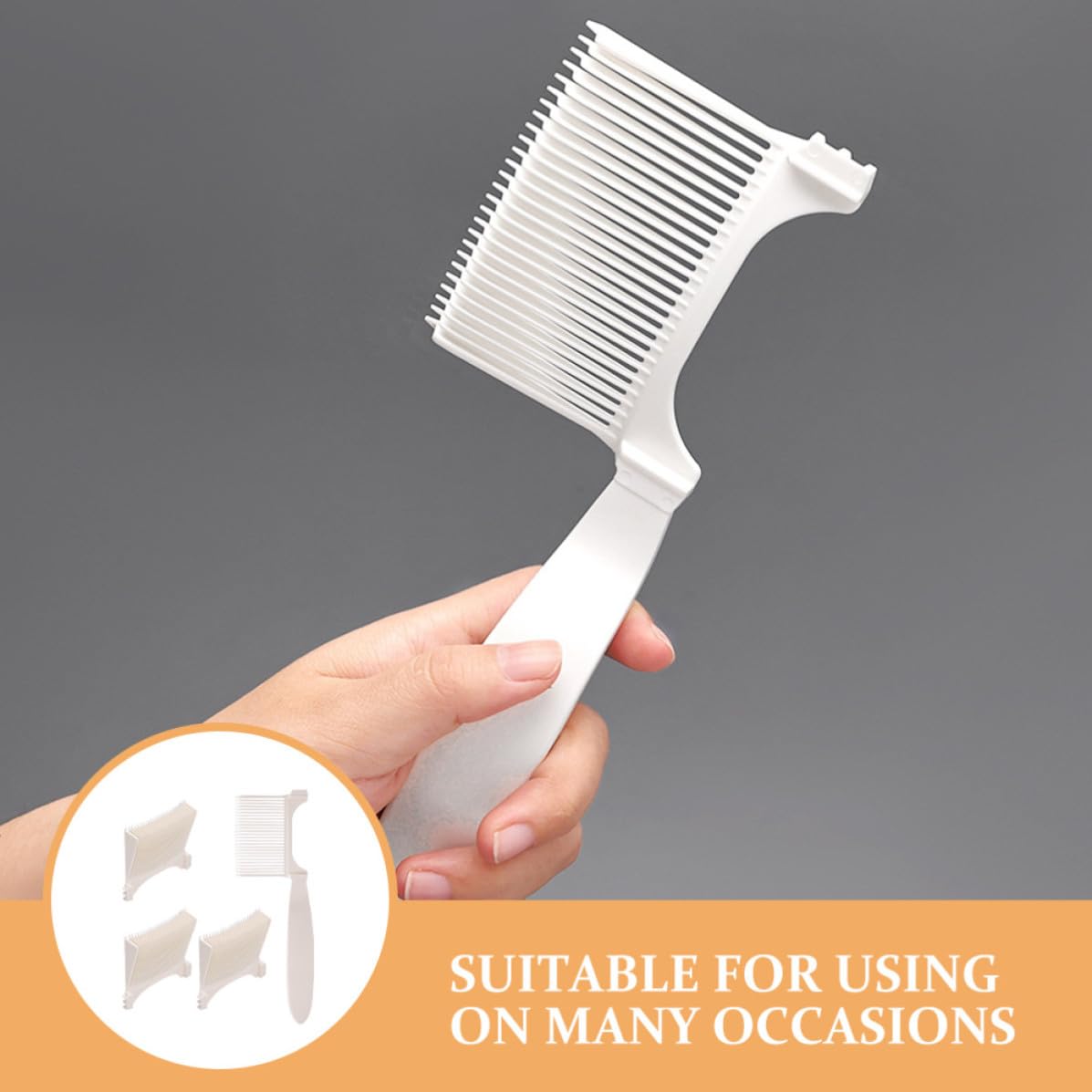 Juego de Peines Curvos para Cortar el Cabello, Herramienta de Corte Posicionador para Peluquería Masculina y Uso Doméstico, Diseño Ergonómico para Cortes Precisos y Estilización