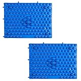 Exceart 2pcs Feet Massager Board Foot Massage Carpet Legs Massage Reflexology Mats for Feet Walk Massager Foot Massage Reflexology Foot Massage Pad Outdoor Shiatsu Board