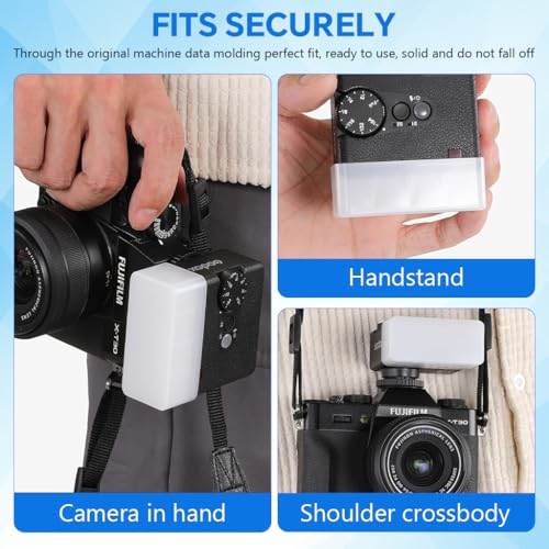 Image of ZORBES On-Camera Flash Softbox Cover Compatible with Godox iM30 Camera PVC Flash Diffuser Cap Mini Flash Diffuser Hood, 6.4x3x2.3cm
