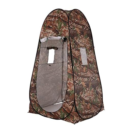 Barraca, Moniss Barraca portátil de privacidade para chuveiro e toalete para acampamento barraca pop-up de camuflagem para troca de roupa